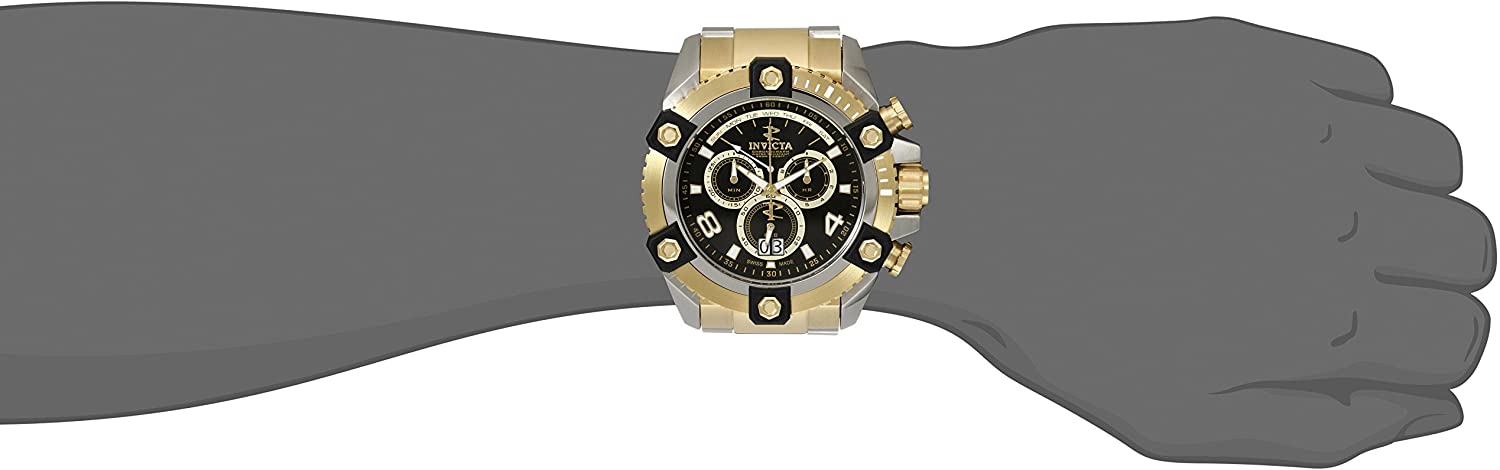 腕時計 インヴィクタ インビクタ メンズ 送料無料 Invicta Men S 0337 Arsenal Chronograph Black Dial Two Tone Stainless Steel Watch腕時計 インヴィクタ インビクタ メンズ Painfreepainrelief Com