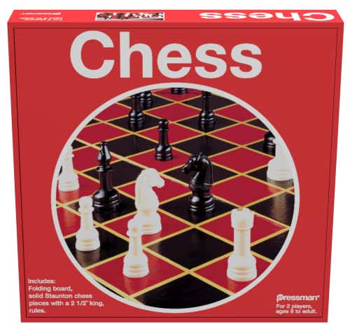 ゲーム盤取り組み 英語 亜米利加 外国で取り組み Pressman Toy Chess インチ Box, Red, 5\"ゲーム盤取り組み 英語 亜米利加 外国で取り組み"