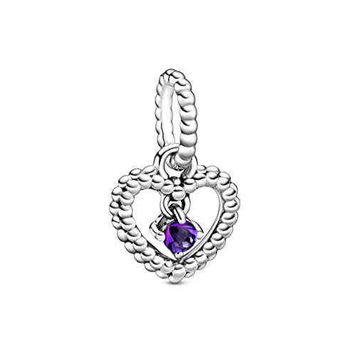パンドラ ブレスレット アクセサリー ブランド かわいい 送料無料 Pandora February Heart Birthday Purple Dangleパンドラ ブレスレット アクセサリー ブランド かわいい Psicologosancora Es