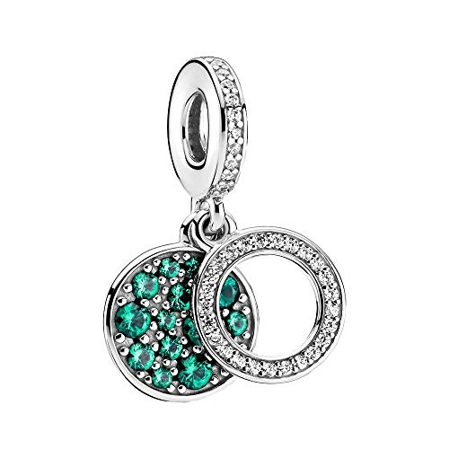 パンドラ ブレスレット アクセサリー ブランド かわいい 送料無料 Pandora Sparkling Green Disc Double Dangle Charmパンドラ ブレスレット アクセサリー ブランド かわいい Psicologosancora Es