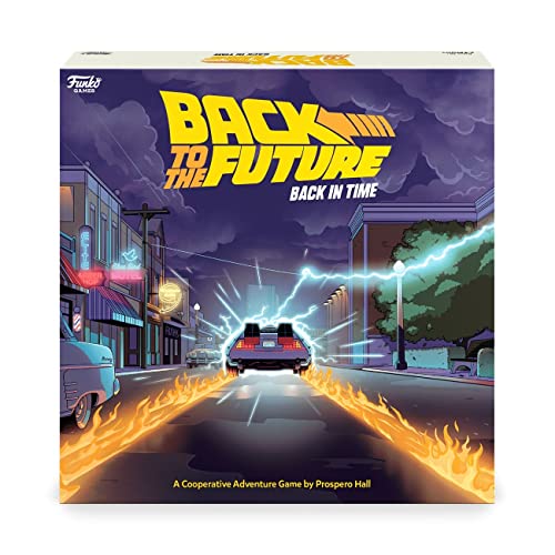 ゲーム盤力くらべ 英語 亜米利加 外国で力くらべ Funko Back to The Future - Back インチ Time Board Game for 2 - 4 playersゲーム盤力くらべ 英語 亜米利加 外国で力くらべ