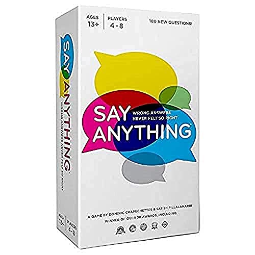 ゲーム盤力くらべ 英語 亜米利加 外国で力くらべ Say Anything: 10th Anniversary?A Board Game by North Star Games 4-8 Players?Board Games for Family 30 Mins of Gameplay?Games for Family Game Night?for Kids and Adultsゲーム盤力くらべ 英語 亜米利加 外国で力くらべ