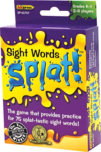 ボードゲーム 英語 アメリカ 海外ゲーム 送料無料 Edupress Ep3757 Sight Words Splat Game Grades K 1 Ep ボードゲーム 英語 アメリカ 海外ゲーム Psicologosancora Es