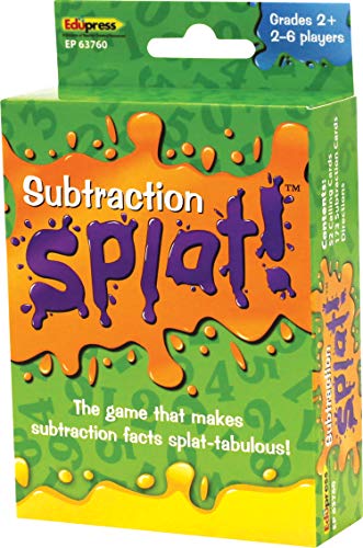 ゲーム盤競り合い 英語 亜米利加 外国で競り合い Edupress Math Splat? Game: Subtraction Grades 2+ (EP63760) , 3.5 H x 5.625 L x 2.25 Wゲーム盤競り合い 英語 亜米利加 外国で競り合い