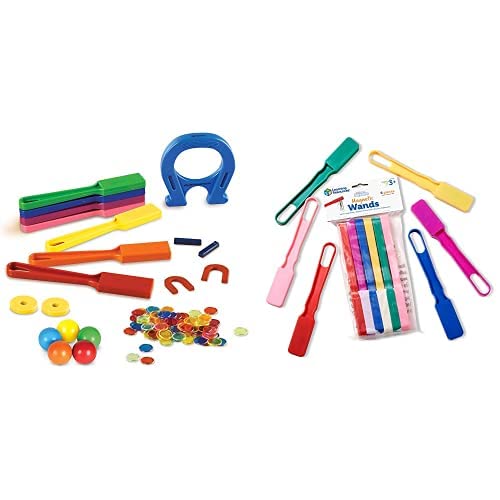 知育玩具 パズル ブロック ラーニングリソース 送料無料 Learning Resources Super Magnet Lab Kit Stem Toy Critical Thinking 119 Pieces Ages 5 Magnetic Wands Science Experiment Aid Set Of 6 Wan知育玩具 パズル ブロック ラーニングリソース