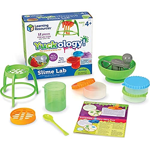 知育玩具 パズル ブロック ラーニングリソース 送料無料 Learning Resources Yuckology Slime Science Set Early Science Skills Diy Slime Stem Skills Measurement Color Mixing Ages 4 知育玩具 パズル ブロック ラーニングリソース Paigebird Com