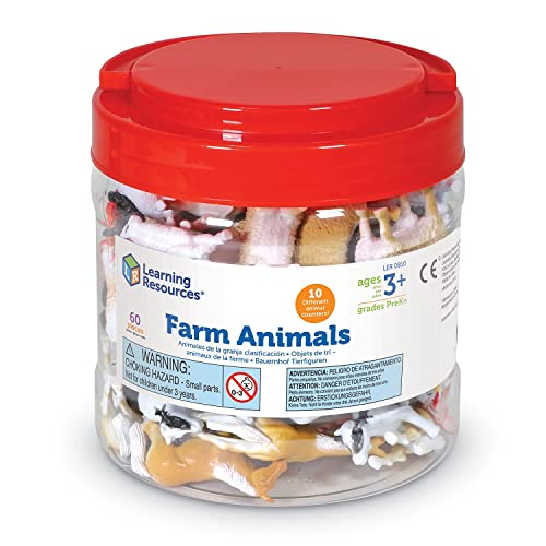 知育玩具 パズル ブロック ラーニングリソース 送料無料 Learning Resources Farm Animal Counters 10 Different Animals Set Of 60 Ages 3 知育玩具 パズル ブロック ラーニングリソース Psicologosancora Es