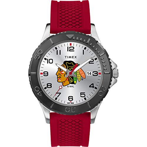 腕時計 タイメックス メンズ Timex Men's TWZHBLAMF NHL Gamer Chicago Blackhawks Watch腕時計 タイメックス メンズ｜angelica