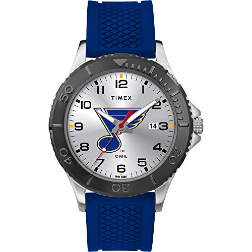 腕時計 タイメックス メンズ Timex Men's TWZHBLUMN NHL Gamer St Louis Blues Watch腕時計 タイメックス メンズ｜angelica