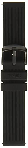 腕時計 タイメックス メンズ Timex TW7C06600 Two-Piece 20mm Black Silicone Quick-Release Strap腕時計 タイメックス メンズ