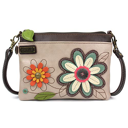 chala バッグ パッチ カバン かわいい CHALA Mini Crossbody/Purse with Convertible Strap Stylish, Compact, Versatile - Daisy - ivorychala バッグ パッチ カバン かわいい｜angelica