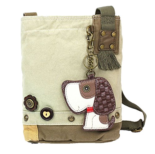 chala バッグ パッチ カバン かわいい Chala Patch Cross-Body Women Handbag, Sand Color Canvas Messenger Bag - Toffy Dogchala バッグ パッチ カバン かわいい