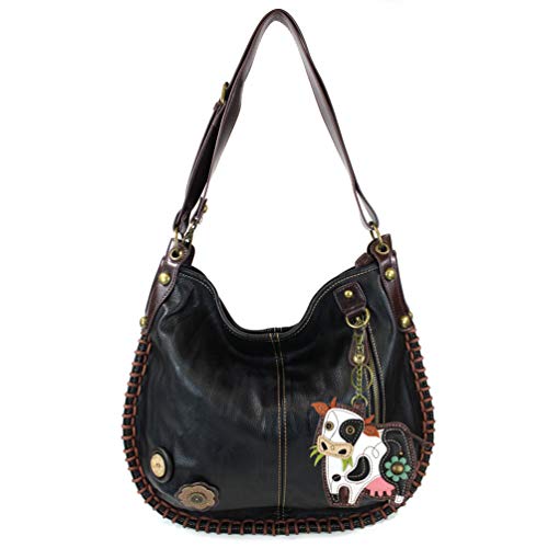chala バッグ パッチ カバン かわいい CHALA Handbags Charming Crossbody or Shoulder Convertible Large Purse - BLACK (Cow)chala バッグ パッチ カバン かわいい｜angelica
