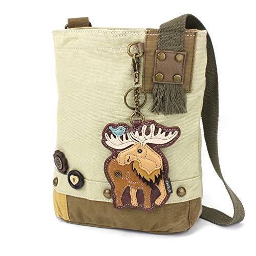 chala 御徒面子 継ぎ切れ 鞄 愛くるしい CHALA Women Handbag Patch Crossbody - Moose - Sandchala 御徒面子 継ぎ切れ 鞄 愛くるしい