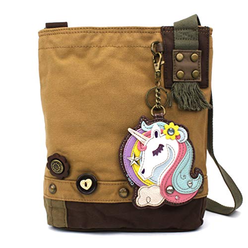 chala バッグ パッチ カバン かわいい Chala Patch Crossbody - Unicorn- Brownchala バッグ パッチ カバン かわいい｜angelica