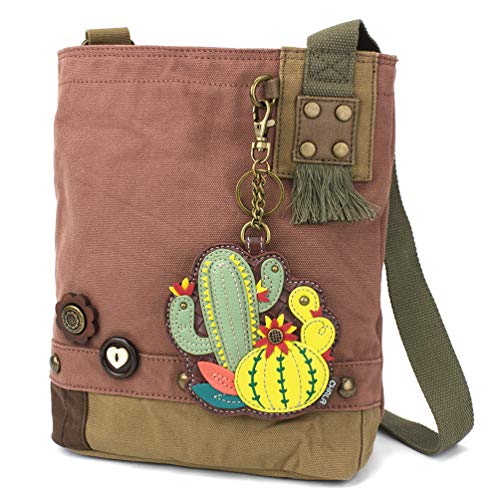 chala 御徒面子 継ぎ切れ 鞄 愛くるしい CHALA Handbag Mauve Canvas Xbody Messenger Bag Collection (Cactus)chala 御徒面子 継ぎ切れ 鞄 愛くるしい
