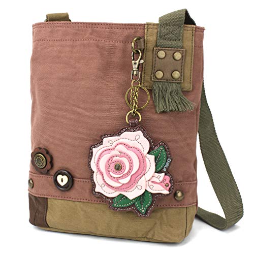 chala バッグ パッチ カバン かわいい CHALA Handbag Patch Cross-body Bag (Mauve_ Pink Rose)chala バッグ パッチ カバン かわいい