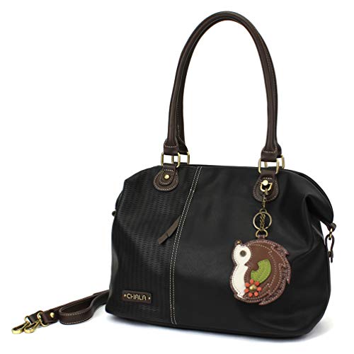 chala バッグ パッチ カバン かわいい CHALA Laser Cut Crossbody Shoulder bag Tote Bag Faux Leather Blackchala バッグ パッチ カバン かわいい|angelica