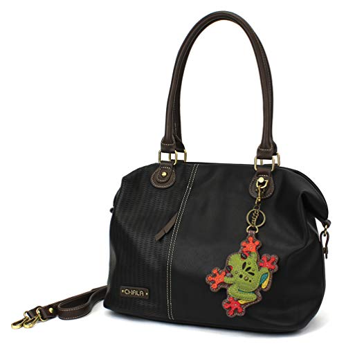 chala バッグ パッチ カバン かわいい CHALA Laser Cut Crossbody Shoulder bag Tote Bag Faux Leather Blackchala バッグ パッチ カバン かわいい｜angelica