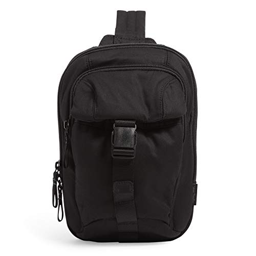 ヴェラブラッドリー ベラブラッドリー アメリカ フロリダ州マイアミ 日本未発売 Vera Bradley Women Cotton Utility Sling Backpack, Black - Recycled Cotton, One Sizeヴェラブラッドリー ベラブラッドリー アメリカ フロリダ州マイアミ 日本未発売