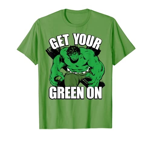 Tシャツ キャラクター ファッション トップス 海外モデル 送料無料 Marvel Hulk Get Your Green On St Patty S Graphic T Shirt T Shirttシャツ キャラクター ファッション トップス 海外モデル Paigebird Com