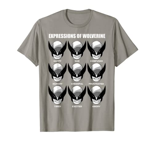 Tシャツ キャラクター ファッション トップス 海外モデル 送料無料 Marvel X Men Expressions Of Wolverine Grid T Shirttシャツ キャラクター ファッション トップス 海外モデル Butlerchimneys Com
