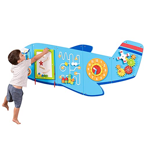 知育玩具 ラーニングアドバンテージ パズル ブロック 送料無料 Learning Advantage Airplane Activity Wall Panels Toddler Activity Center Wall Mounted Toy For Kids Aged 18m Kids Decor For Pl知育玩具 ラーニングアドバンテージ パズル ブロック Andapt Com