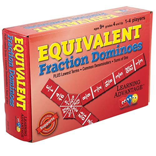 知育玩具 ラーニングアドバンテージ パズル ブロック 送料無料 Learning Advantage Equivalent Fraction Dominoes Math Games For Kids Teach Fractions In Home Learning知育玩具 ラーニングアドバンテージ パズル ブロック Andapt Com