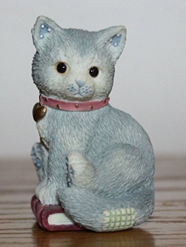 エネスコ Enesco 飾りつけ 室内装飾 外国で青写真 亜米利加 British Blue Kitten Mini Figurineエネスコ Enesco 飾りつけ 室内装飾 外国で青写真 亜米利加
