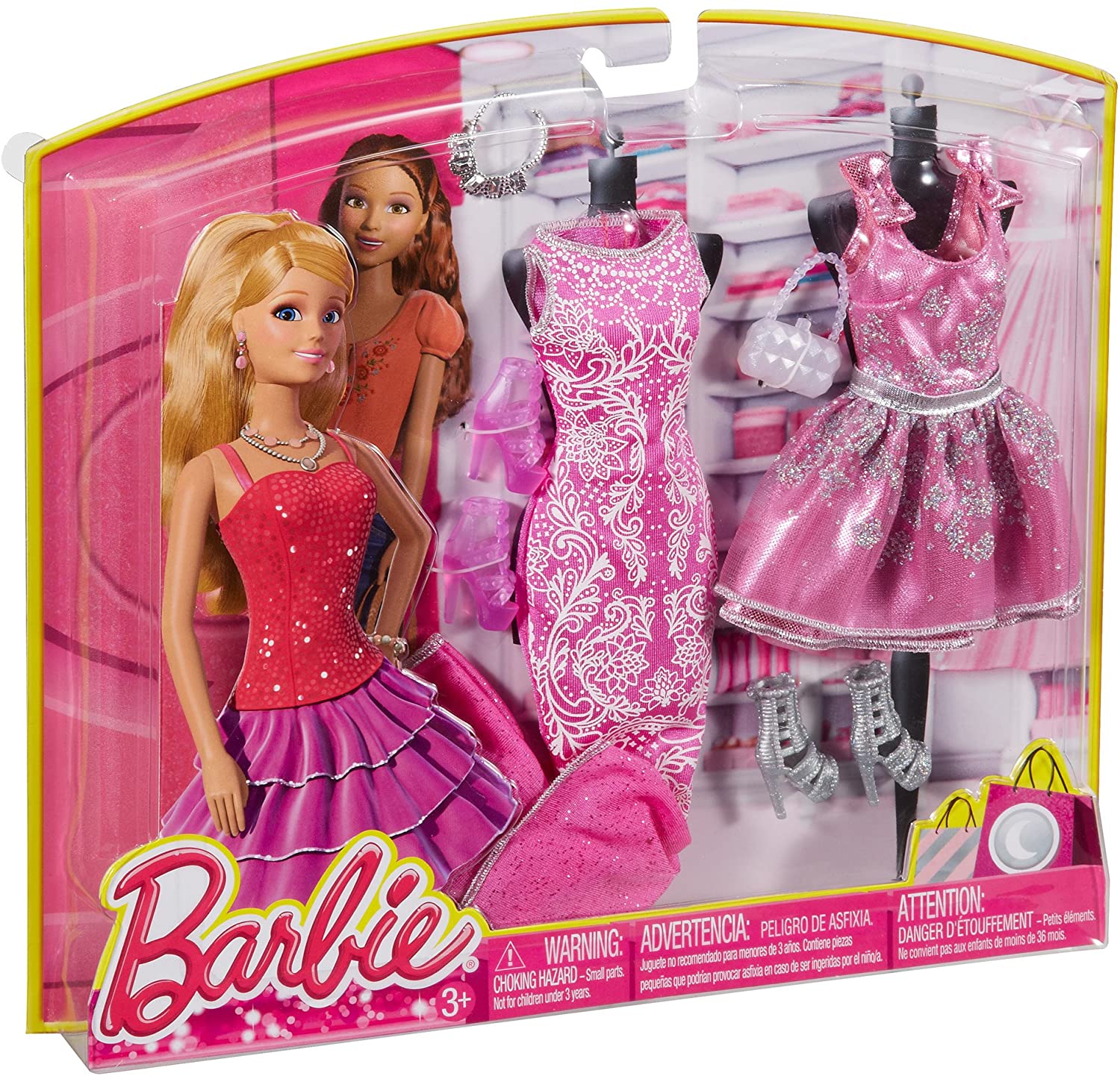 バービー バービー人形 着せ替え 衣装 ドレス 送料無料 Barbie Night Looks Glam Party Fashion Packバービー バービー人形 着せ替え 衣装 ドレス Rvcconst Com