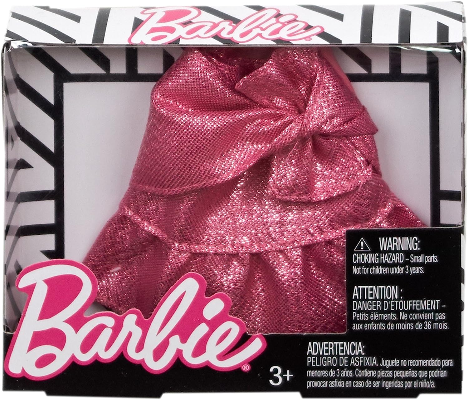 バービー バービー人形 着せ替え 衣装 ドレス 送料無料 Barbie Pink Metallic Bow Peplum Skirt Fashionバービー バービー人形 着せ替え 衣装 ドレス Rvcconst Com