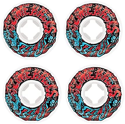 ウィール タイヤ スケボー スケートボード 海外モデル 【送料無料】Slime Balls Skateboard Wheels 53mm Vomit Mini 97A White/Red Bones Reds Bearingsウィール タイヤ スケボー スケートボード 海外モデル