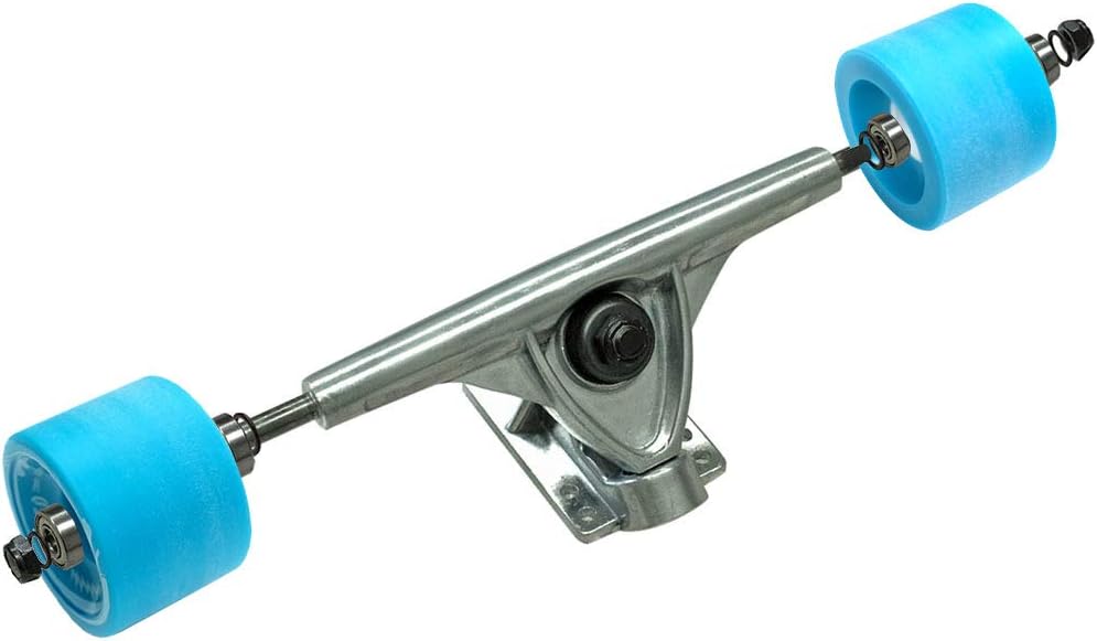 ウィール タイヤ スケボー スケートボード 海外モデル 【送料無料】Yocaher Longboard Skateboard Trucks Combo Set 71mm Wheels + 7