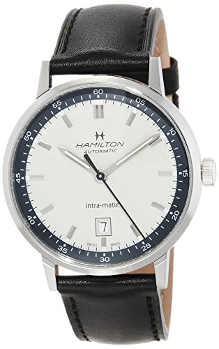 ウオッチ ハミルトン メンズ Hamilton American Classic Automatic Men\u0027s Watch, 40粍 Stainless Steel Case, Swiss Made, Beige Dial Analog Wrist Watch for Men, 50m Waterproof, Sapphire Crystal, 3-Hand Movement, Cow Leather Strapウオッチ ハミルトン メンズ