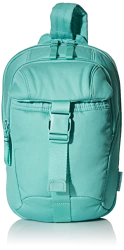 ヴェラブラッドリー ベラブラッドリー アメリカ フロリダ州マイアミ 日本未発売 Vera Bradley Women's Cotton Utility Sling Backpack, Turquoise Sky - Recycled Cotton, One Sizeヴェラブラッドリー ベラブラッドリー アメリカ フロリダ州マイアミ 日本未発売｜angelica