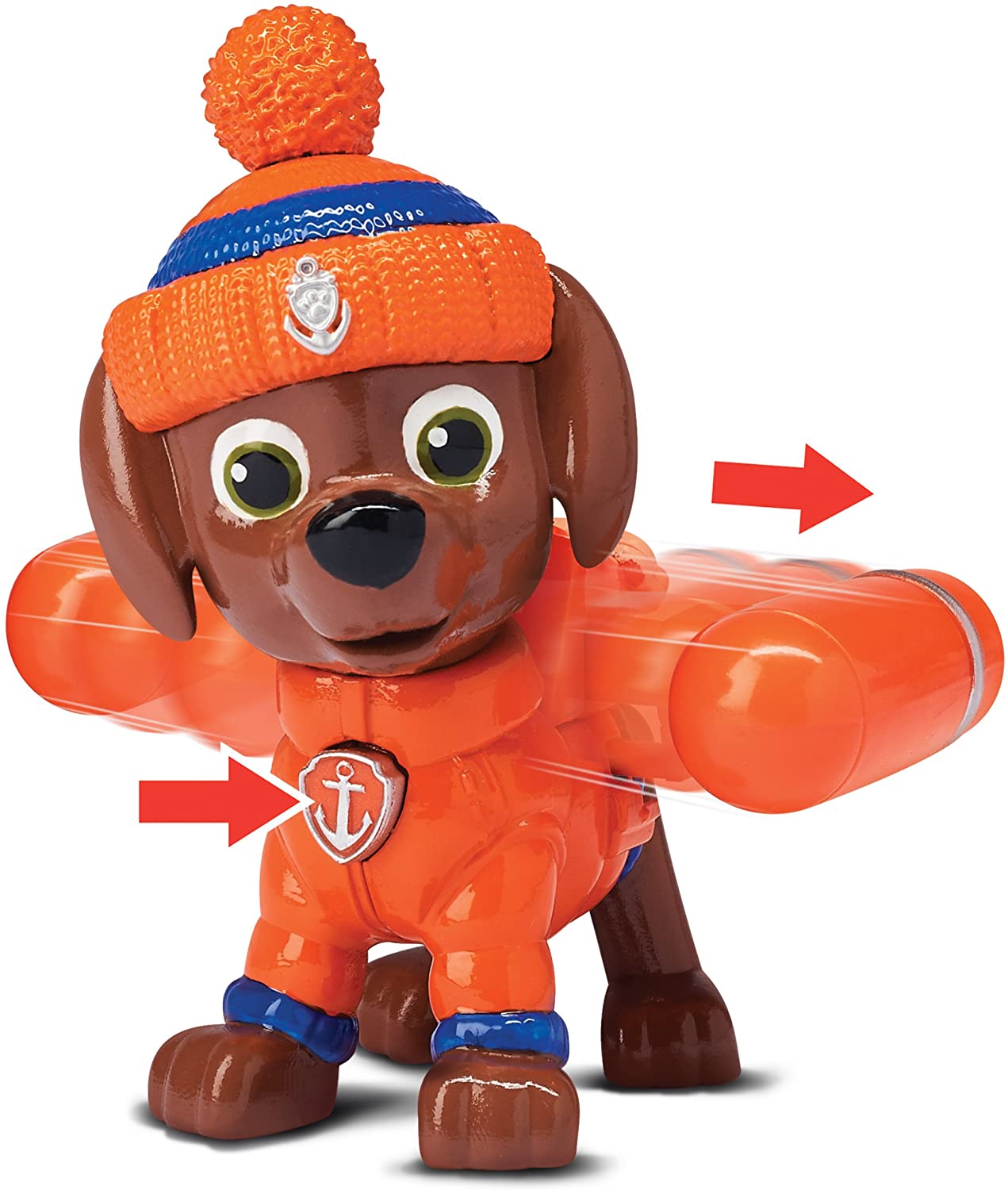 PAW PATROL ケント　フィギュア バッジ付き タカラトミー パウ・パトロール ワンアクションフィギュア