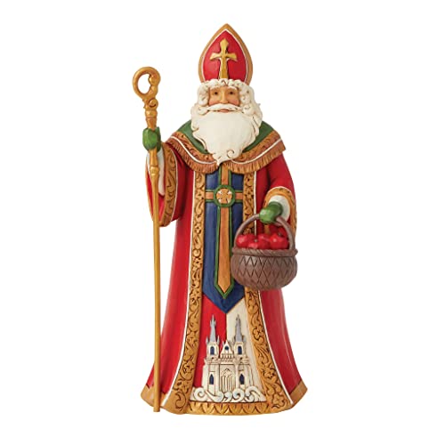 エネスコ Enesco 飾りつけ 室内装飾 外国でひな形 亜米利加 Enesco Jim Shore Heartwood Creek Santas Around The World Czech Figurine, 7.48 Inch, Multicolorエネスコ Enesco 飾りつけ 室内装飾 外国でひな形 亜米利加