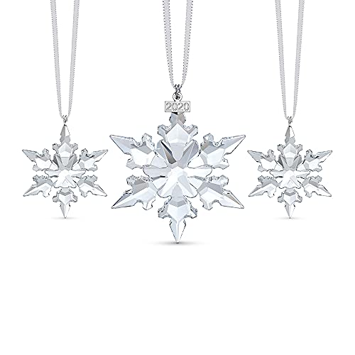 スワロフスキー Swarovski クリスマスオーナメントセット 2020押さえる 5489234 クリスマス 結晶 室内装飾