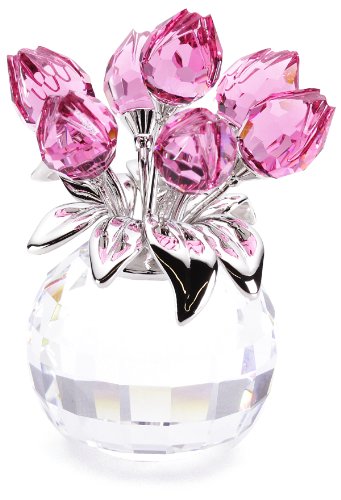 希少品】スワロフスキー Swarovski チューリップ Rose ローズ