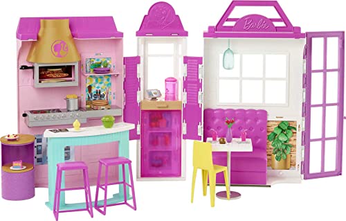 バービー バービー人形 日本未発売 プレイセット アクセサリ Barbie Cook ‘n Grill Restaurant Playset with 30+ Pieces & 6 Play Areas Including Kitchen, Pizza Oven, Grill & Dining Booth, Gift for 3バービー バービー人形 日本未発売 プレイセット アクセサリ|angelica