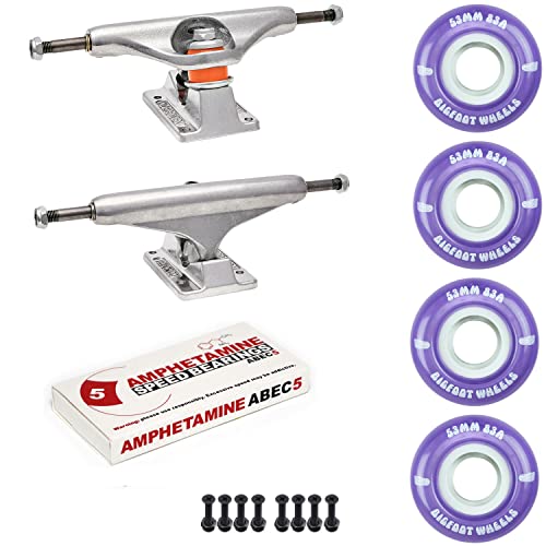 ウィール タイヤ スケボー スケートボード 海外モデル Skateboard Package Independent 139 Trucks 53mm 83A Purple Cruiser Wheels ABEC 5ウィール タイヤ スケボー スケートボード 海外モデル