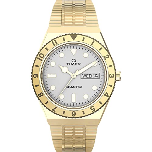 ウォッチ 引き分けメックス レディース Timex Q Women\u0027s 36粍 Watch ? Gold-Tone Case Cream Dial with Gold-Tone Stainless Steel Braceletウォッチ 引き分けメックス レディース