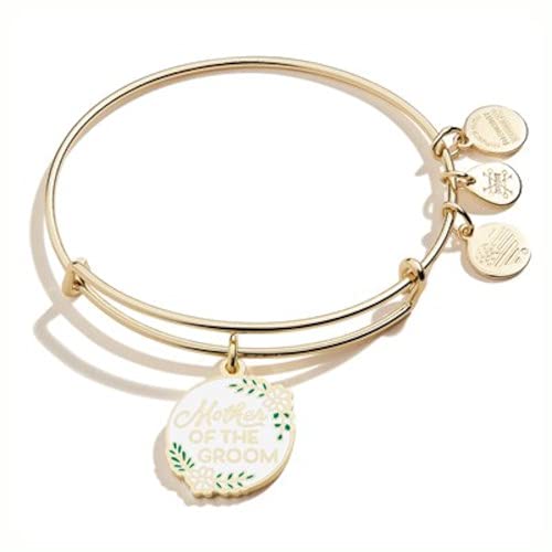 アレックスアンドアニ アメリカ アクセサリー ブランド かわいい Alex and Ani Bridal Expandable Bangle for Women, Mother of the Groom Charm, Shiny Gold Finish, 2 to 3.5 inアレックスアンドアニ アメリカ アクセサリー ブランド かわいい｜angelica