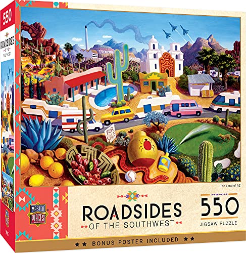 ジグソーパズル 海外製 アメリカ MasterPieces 550 Piece Jigsaw Puzzle for Adults and Family - The Land of AZ - 18"x24"ジグソーパズル 海外製 アメリカ|angelica