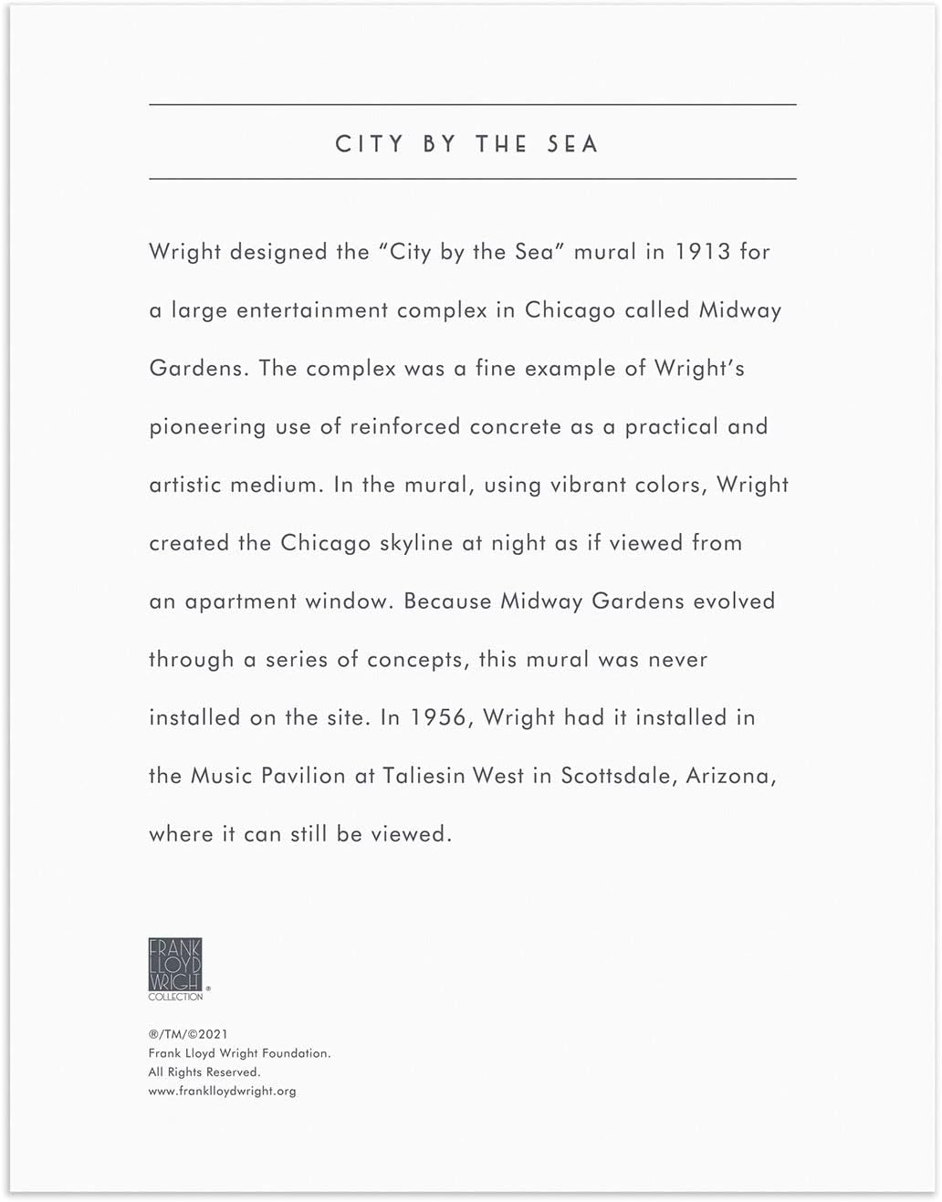 ジグソーパズル 海外製 1,000 20” 27” ? Accents, Art City Featuring Foil Frank  Illustrations Jigsaw Lloyd Pieces, Puzzle Puzzle, Sea Stunning Sturdy The  Thick, Wright Wright's by with x アメリカ 全商品オープニング価格！ アメリカ