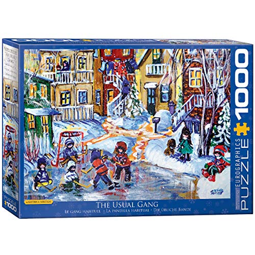 ジグソーパズル 海外製 アメリカ EuroGraphics The Usual Gang Game Puzzle (1000 Piece)ジグソーパズル 海外製 アメリカ
