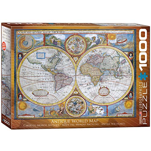 ジグソーパズル 海外製 アメリカ EuroGraphics New and Accurate Map of The World Puzzle (1000-Piece), 6000-2006ジグソーパズル 海外製 アメリカ｜angelica