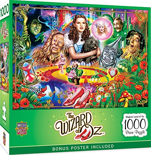 ジグソーパズル 海外製 アメリカ MasterPieces 1000 Piece Jigsaw Puzzle - Wizard Dorothy's Magical Land of Oz - Fun for Adults, Family, Or Youth - 19.25"x26.75"ジグソーパズル 海外製 アメリカ｜angelica
