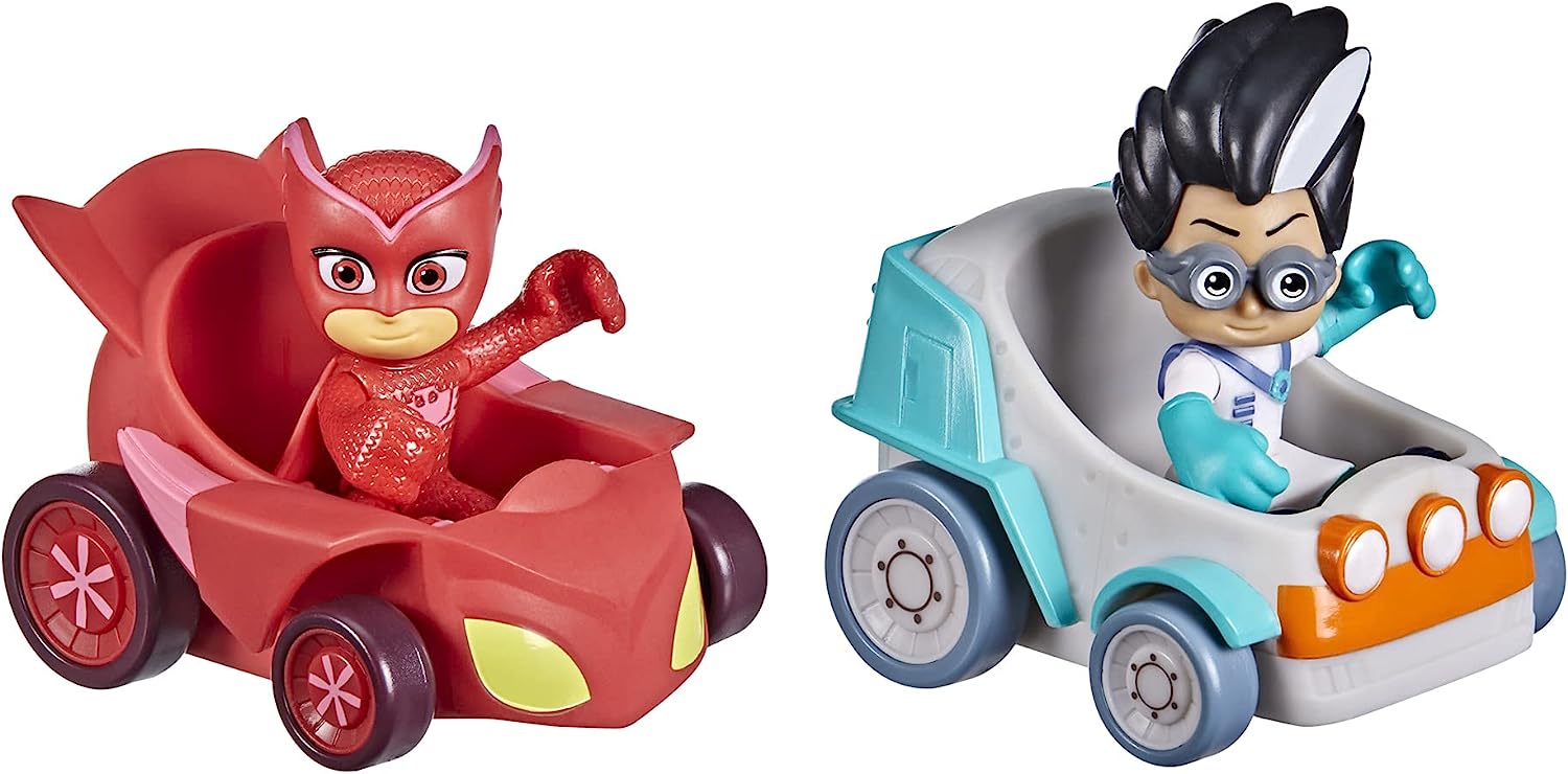 Pj Masks しゅつどう パジャマスク アメリカ直輸入 おもちゃ 送料無料 Pj Masks Owlette Vs Romeo Battle Racers Preschool Toy Vehicle And Action Figure Set For Kids Ages 3 And Uppj Masks しゅつどう パジャマスク アメリカ直輸入 おもちゃ