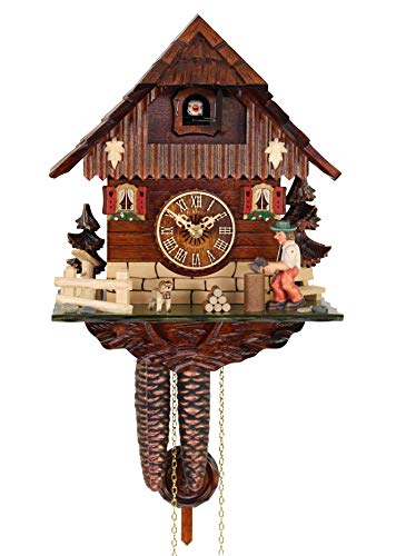 カッコー時辰儀 室内装飾 飾りつけ時辰儀 外国で青写真 亜米利加 HerrZeit by Adolf Herr Cuckoo Clock - The Busy Wood Chopperカッコー時辰儀 室内装飾 飾りつけ時辰儀 外国で青写真 亜米利加